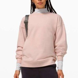 Lululemon Perfectly Oversized Crew Neck in Pale Pink
